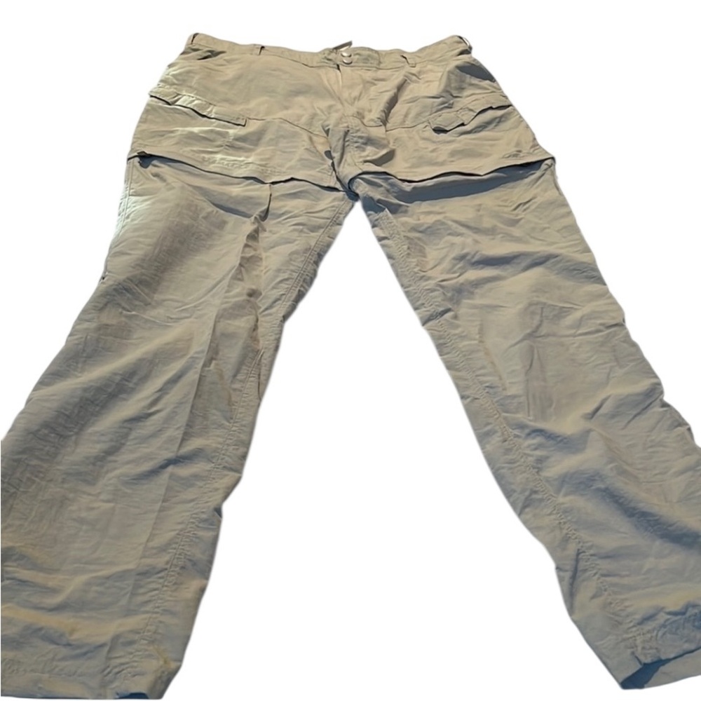 Canyon Creek tan XXL climate control lightweight  convertible zip cargo pants - Picture 3 of 13